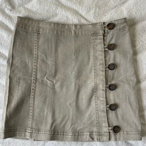 Altar’d State Mini skirt with buttons